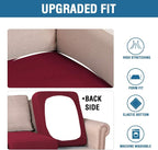H.VERSAILTEX Super Stretch Individual Seat Cushion Covers Sofa Covers Couch - Image 6