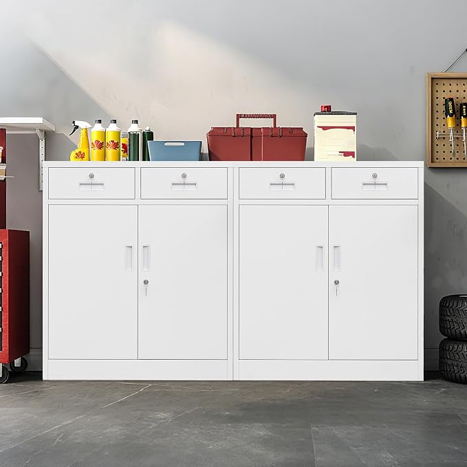 Wanfu Metal Storage Cabinet, Locking Storage Cabinet - Image 4
