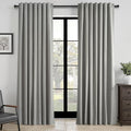 Topfinel 92 Inch Linen 100% Blackout Curtains 2 Panels by Topfinel