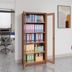 Display Cabinet with Glass Doors, Display Case Cabinet - Image 8