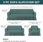 Fanfanwin 3 Pcs Sofa Slipcover Set - Image 2