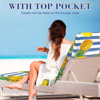 Irisbell Lounge Chair Towel Cover - Image 4