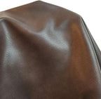 NAT Leathers | Cacao Brown Pebblegrain Soft Faux Vegan Leather PU | 2 Yards Cut - Image 9