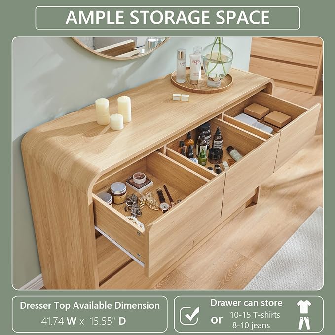 Aitjunz Modern 7 Drawers Dresser - Image 4