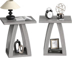 FROMJBEST End Tables Living Room, Side Table Beside Sofa, Nightstand by FROMJBEST