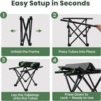 2 Pack Portable Camping Table Foldable, Ultralight Small Folding Beach Table - Image 7