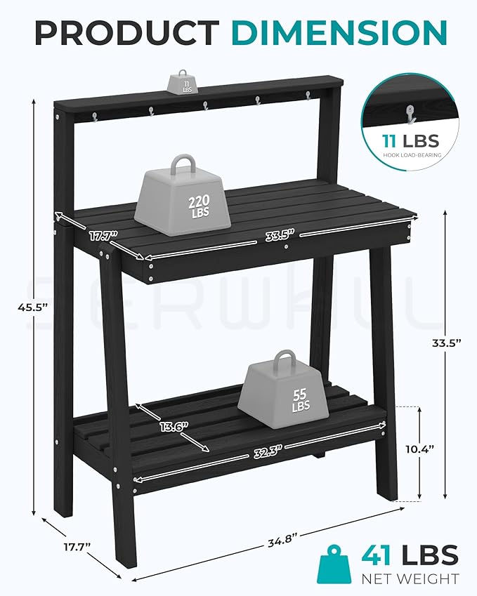 SERWALL Potting Bench Outdoor - Image 3