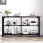 LVB Black Console Table, Modern Entryway Table - Image 6