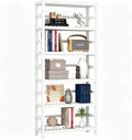 VASMIA 6-Tier Bamboo Shelf, Bamboo Storage Shelving Unit, Tall Bookcase by VASMIA