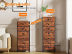 Furnulem Bedroom Dresser with 7 Drawers, Tall Industrial Fabric Chest of Drawers - Image 6