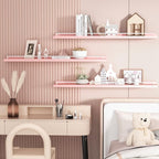 RYOFOBETTO 32 inches Long Floating Shelves, Bathroom Decor Shelves Over Toilet - Image 2