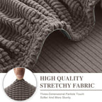 LA MEACK Couch Cushion Covers for Sectional Sofa L Shape Washable Separate Seat - Image 4