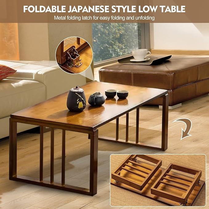 Japanese Floor Coffee Tatami Table - Image 3