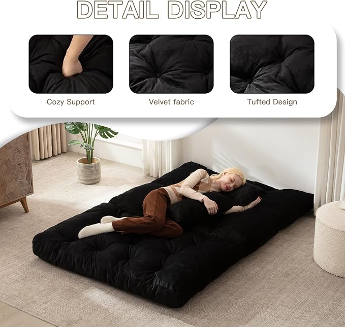 Folding Sofa Bed, Convertible Sleeper Chair - Image 3