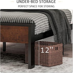 SHA CERLIN 14 Inch Full Size Metal Platform Bed Frame - Image 4
