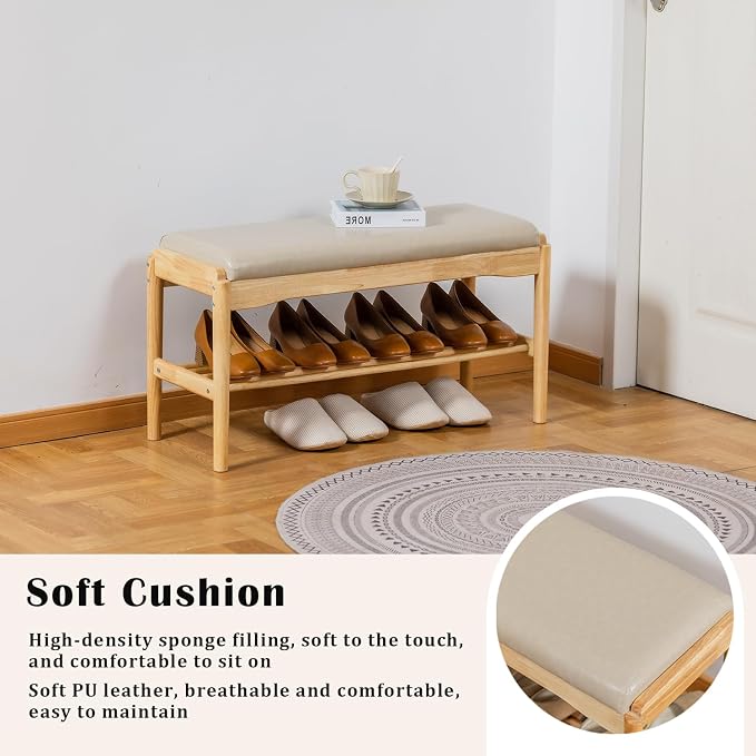 SOBIBO Entryway Shoe Bench - Image 5