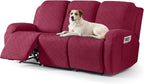 Timeles Recliner Covers for 3 Seater Reclining Couch Covers Sofa Slipcover by Timeles-BetterForYourHomeBetterForThePlanet