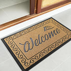 Yimobra Welcome Front Door Mat, Heavy Duty Easy Clean Doormat Indoor Outdoor - Image 6
