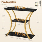 Hoctieon 3 Tier Console Table - Image 2