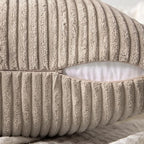 MIULEE Taupe Decorative Throw Pillow Covers - Image 3
