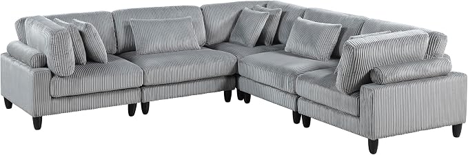 Lexicon 120 Inch Modular Sectional Sofa - Image 7