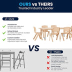 Flash Furniture Emmy Adjustable Classroom Activity Table - Image 5