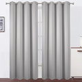 Blackout Curtains 66 x 84 inch/Light Grey Curtains Set of 2 Panels/Thermal by Lemomo