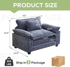 Oprisen Modular Sectional Sofa, Comfy Cloud Couch Sectional Sofa, Chenille Sofa - Image 2