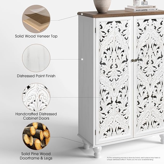 JOINICE 47" Tall Accent Cabinet - Image 4