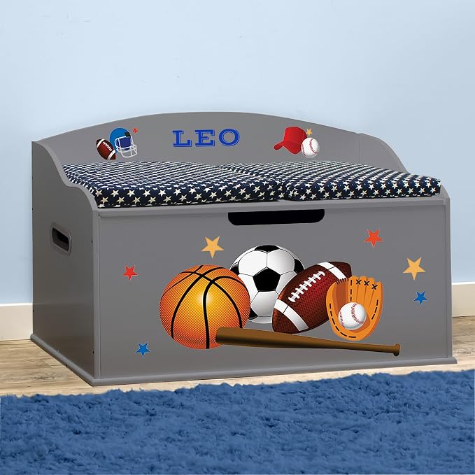 DIBSIES Personalized Creative Wonders Toy Box, 30 x 19.25 x 18 inches, by DIBSIES