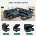 HONBAY Modular Sectional Sleeper Sofa - Image 5
