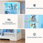 Gurexl Modern Glass Display Cabinet - Image 6