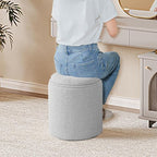 PINPLUS Round Boucle Ottoman - Image 3