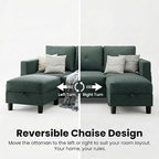 SUNLEI Convertible L-Shaped Sectional Couches - Image 5