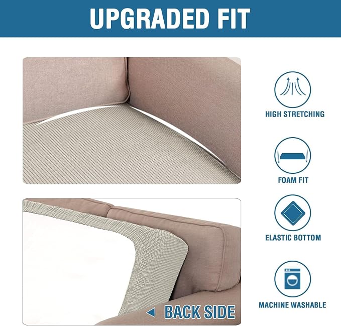 H.VERSAILTEX Super Stretch Individual Seat Cushion Covers - Image 6