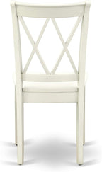 East West Furniture CLC-LWH-W Clarksville Dining Room Chairs - Image 8
