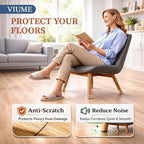 24 Pcs Chair Leg Floor Protectors - Image 2