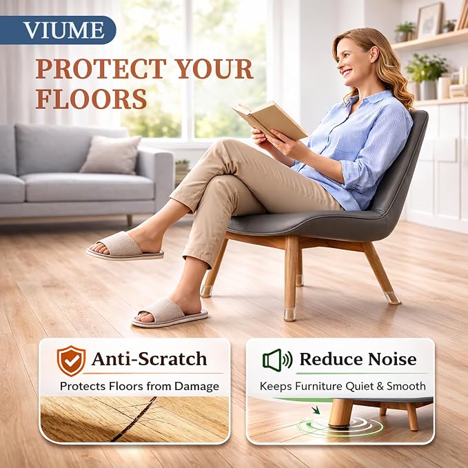 24 Pcs Chair Leg Floor Protectors - Image 2