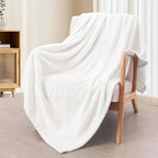 Exclusivo Mezcla Soft Waffle Fleece Bed Blanket Twin XL Size, Cozy Fluffy Design - Image 4
