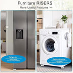 Bed Risers 1 inch, 2 inch, 3 inch, 4 inch Heavy Duty, Adjustable Furniture Riser - Image 4