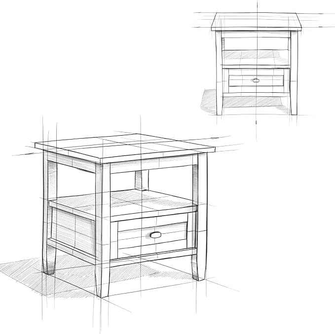 SIMPLIHOME Warm Shaker End Table - Image 10