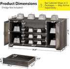 HSH Large Coffee Bar Cabinet - Image 2