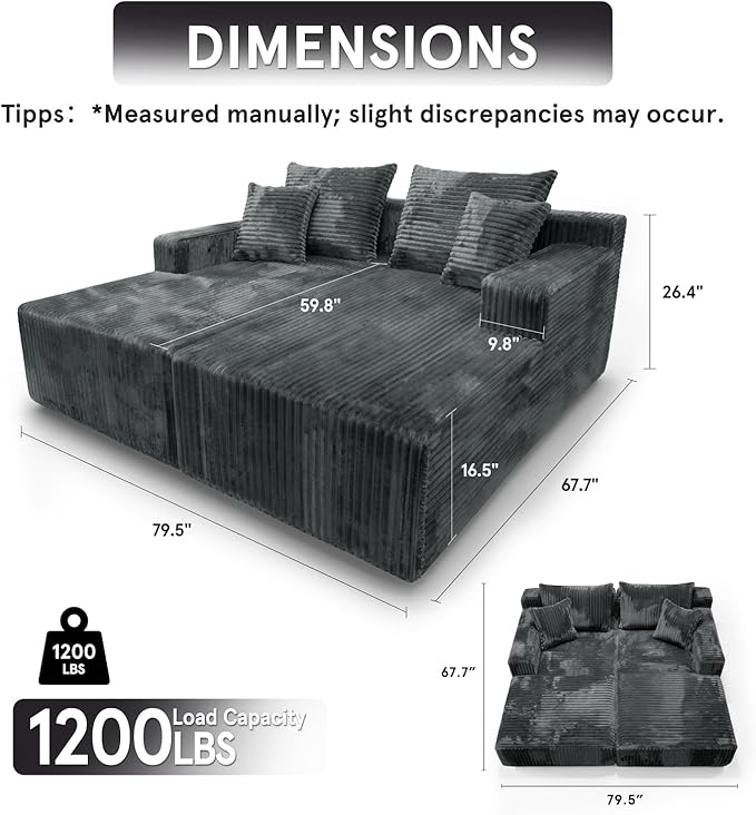 Sytopia Loveseat Chaise Lounge - Image 2
