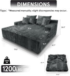Sytopia Loveseat Chaise Lounge - Image 2