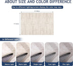 4x6 Rug - Stain Resistant Abstract Washable Rugs, Anti Slip Area Rugs - Image 2