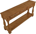 Knocbel Long Antique Entry Console Table - Image 14