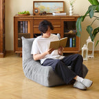 N&V Fireside Floor Sofa- Mid-Century Modern Armless Lounge Chair - Image 3