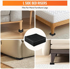 Furniture Risers, 4 Pack Bed Risers - Image 3
