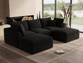 ohllob 110" U Shaped Couch, Cloud Sectional Couches by Ohllob