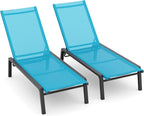 Patio Chaise Lounge Set of 2 by FHVIT
